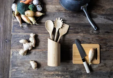 Satake ユーテンシル＆スタンド - Bamboo, 4 pieces - Satake | セタケ