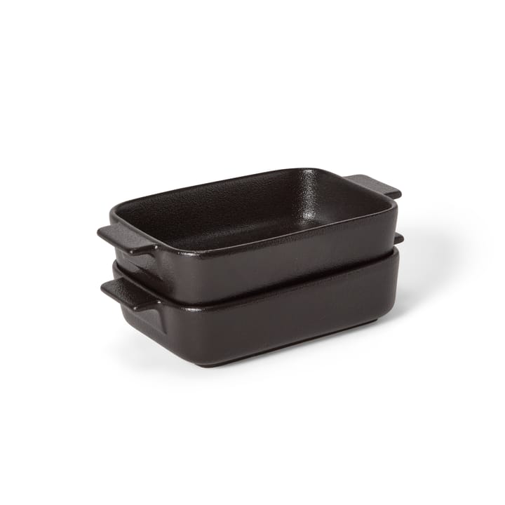 Satake オーブン皿 磁器 black 2枚, 19 cm Satake | セタケ