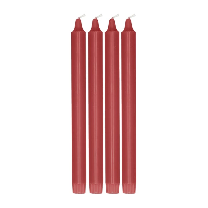 Ambiance テーパードキャンドル 4本セット 27 cm - Dark red - Scandi Essentials | スカンジエッセンシャルズ