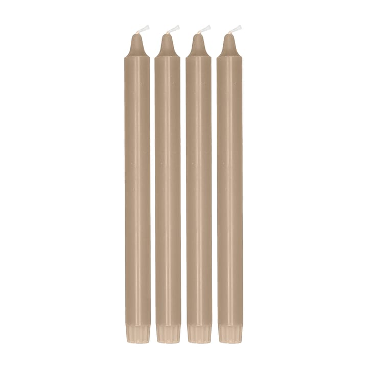 Ambiance テーパードキャンドル 4本セット 27 cm - Sand - Scandi Essentials | スカンジエッセンシャルズ