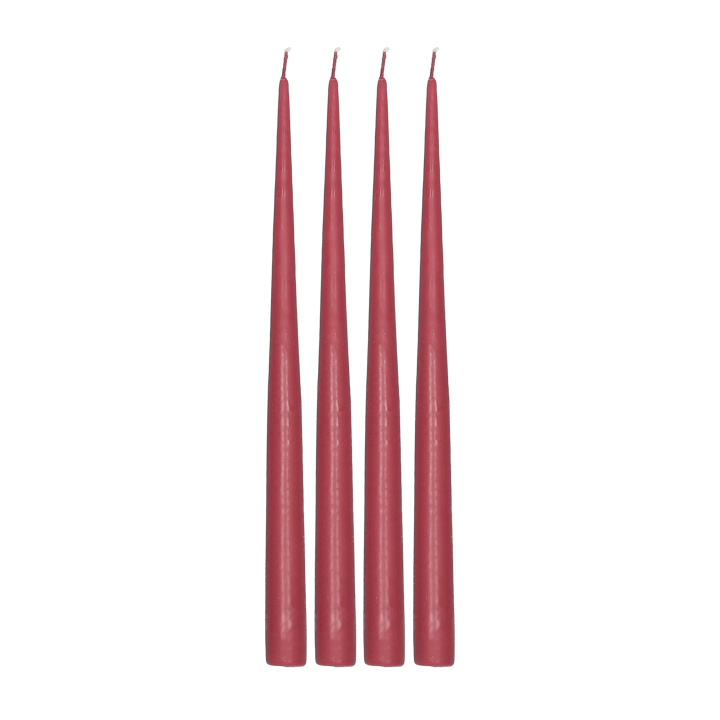 Atmosphere ロングキャンドル 4本セット 32 cm - Dark red - Scandi Essentials | スカンジエッセンシャルズ