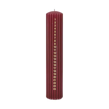 Awaiting アドベントキャンドル - Deep wine, 25 cm - Scandi Essentials | スカンジエッセンシャルズ