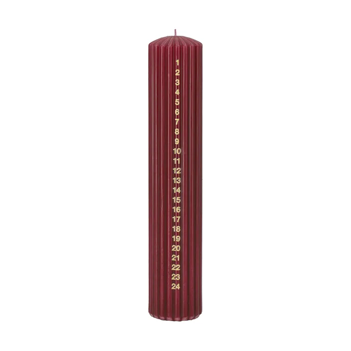 Awaiting アドベントキャンドル - Deep wine, 25 cm - Scandi Essentials | スカンジエッセンシャルズ