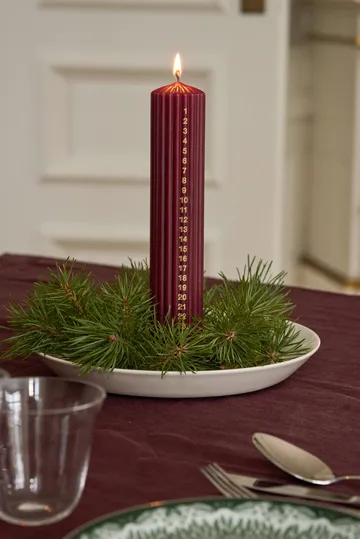 Awaiting アドベントキャンドル - Deep wine, 25 cm - Scandi Essentials | スカンジエッセンシャルズ