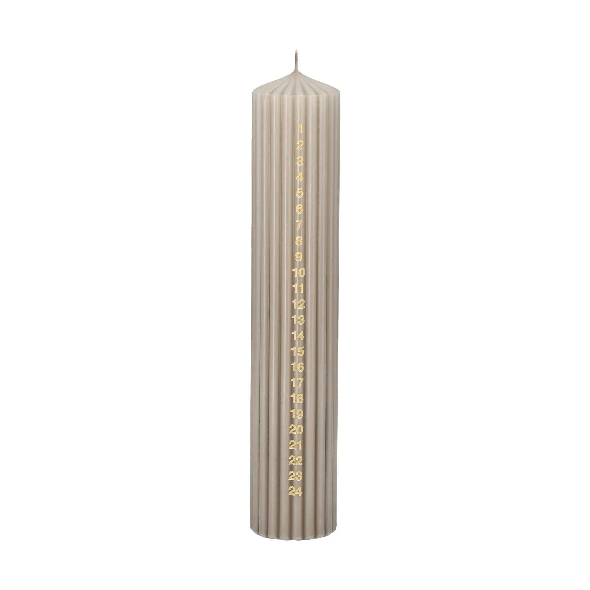 Awaiting アドベントキャンドル, Linen, 25 cm Scandi Essentials | スカンジエッセンシャルズ