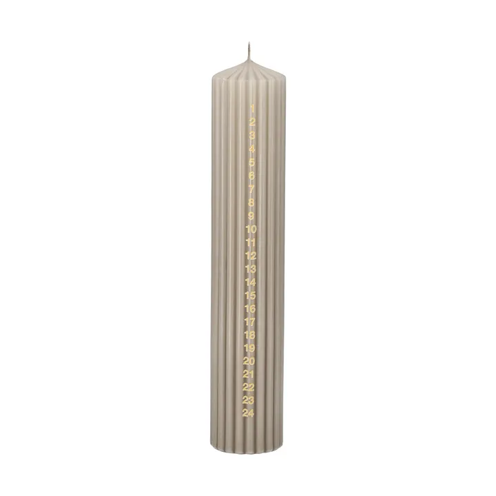Awaiting アドベントキャンドル - Linen, 25 cm - Scandi Essentials | スカンジエッセンシャルズ