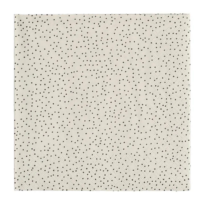 Grain ナプキン 33x33 cm 20枚 - sand-black - Scandi Essentials | スカンジエッセンシャルズ