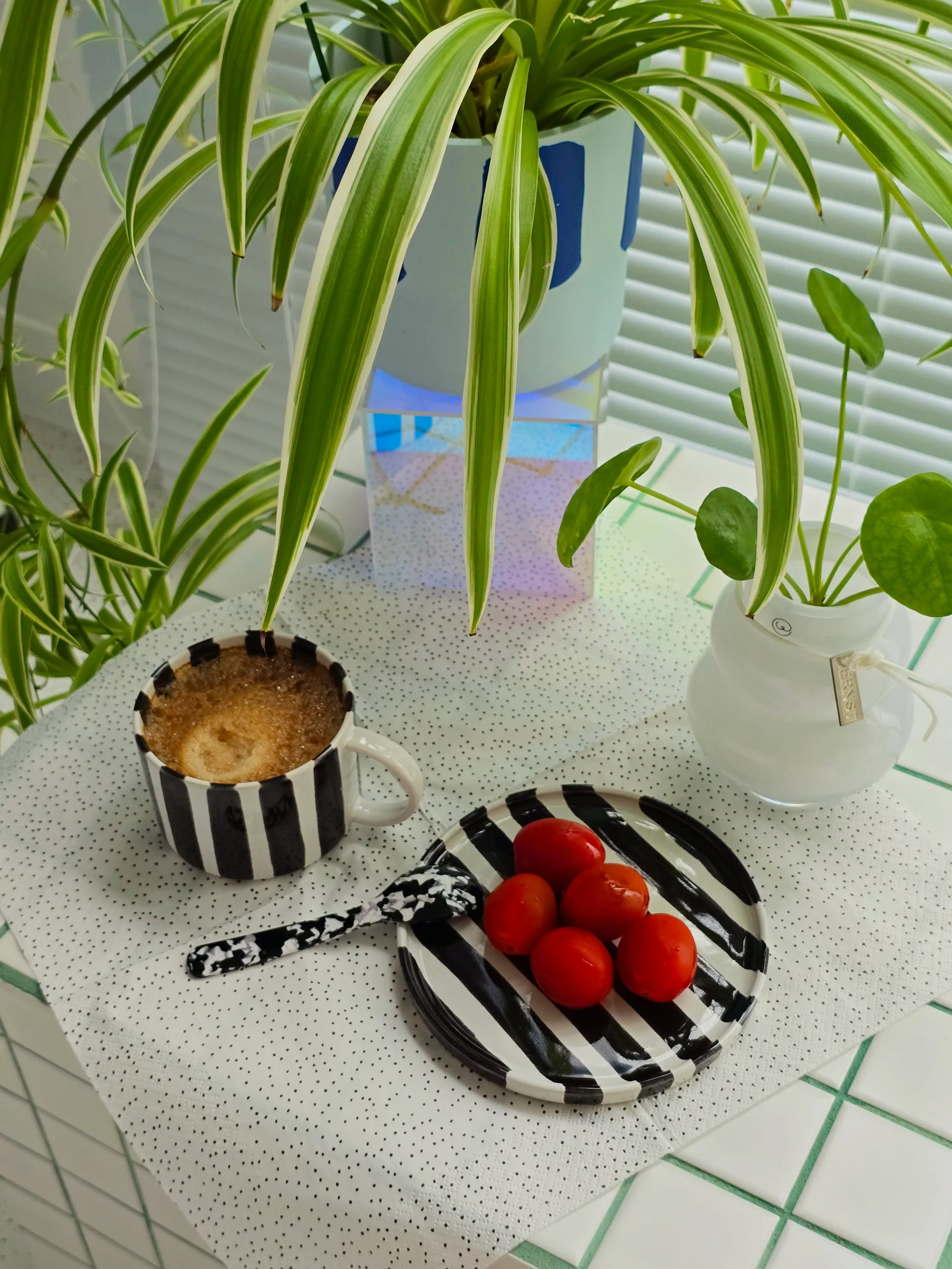 Grain ナプキン 33x33 cm 20枚, white-black Scandi Essentials | スカンジエッセンシャルズ