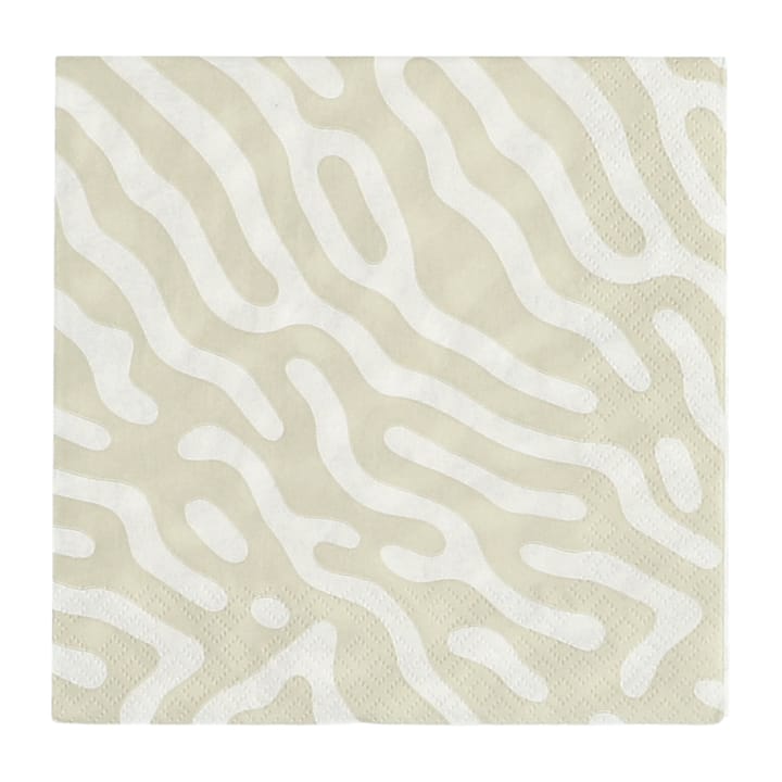 Solstickan ナプキン 33x33 cm 20枚 - sand-white - Scandi Essentials | スカンジエッセンシャルズ