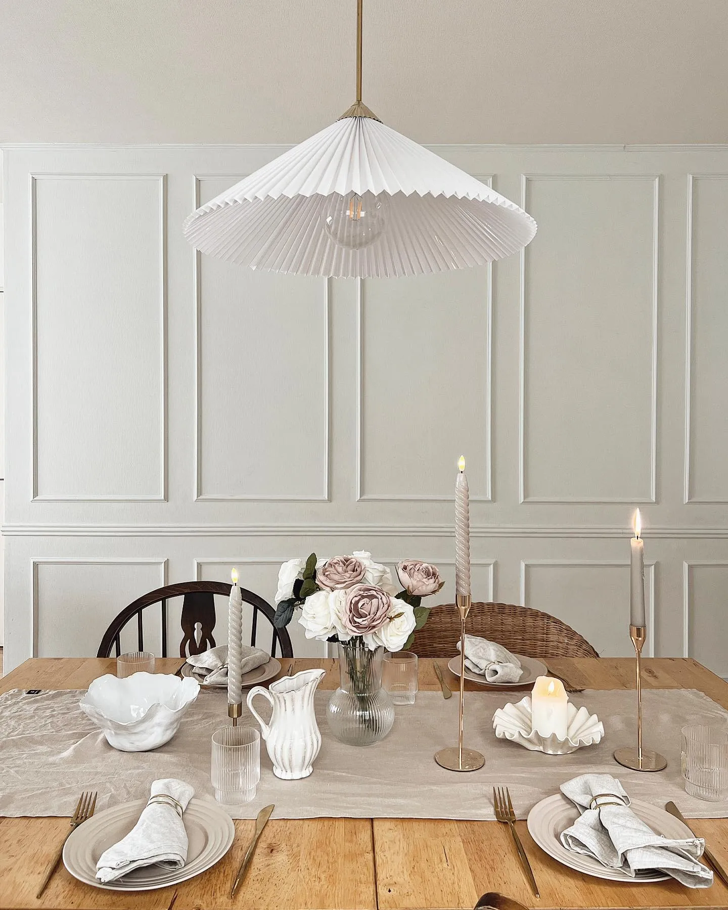 Twisted LEDキャンドル 25 cm 2パック, Beige Scandi Essentials | スカンジエッセンシャルズ