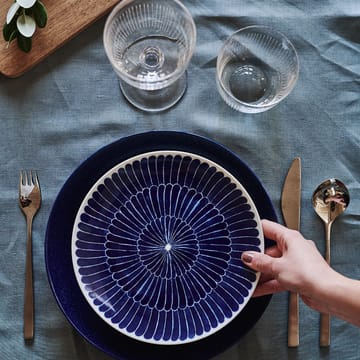 クリーン テーブルクロス 145 x 250 cm - smokey blue - Scandi Living | スカンジリビング