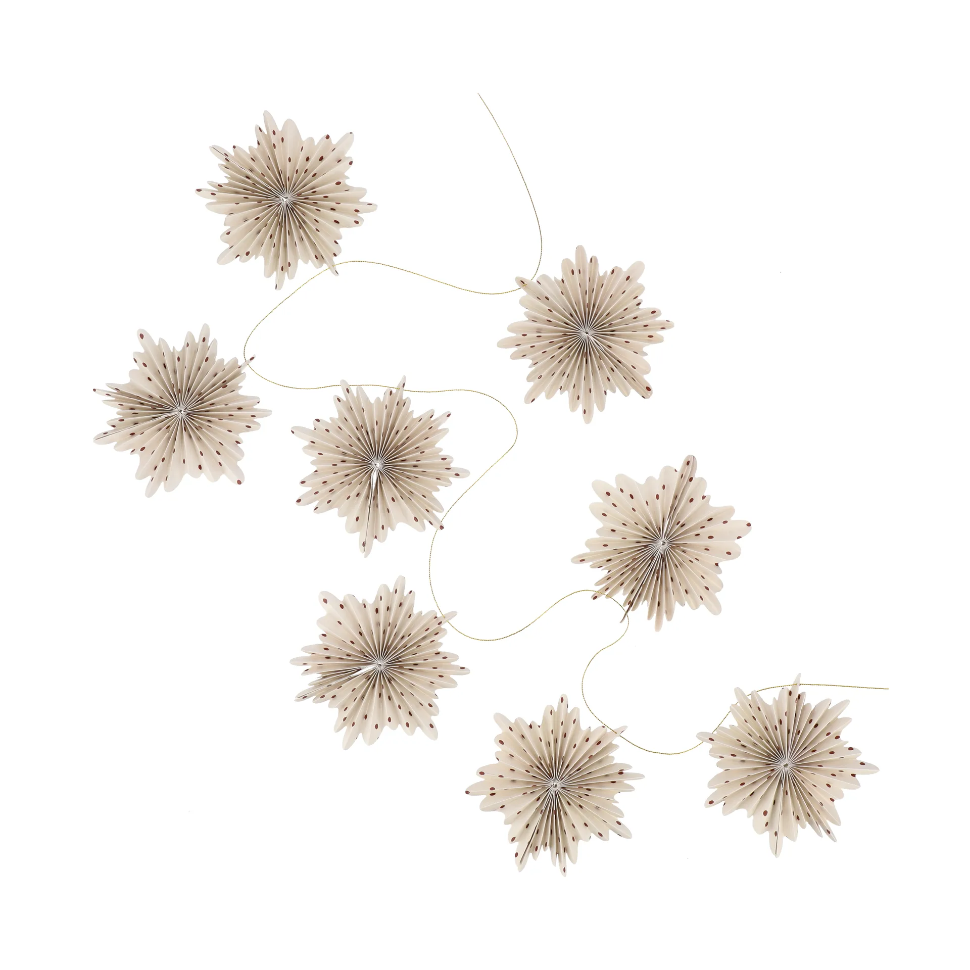 フェステイブガーランド 3 m, Red polka-dot Scandi Living | スカンジリビング