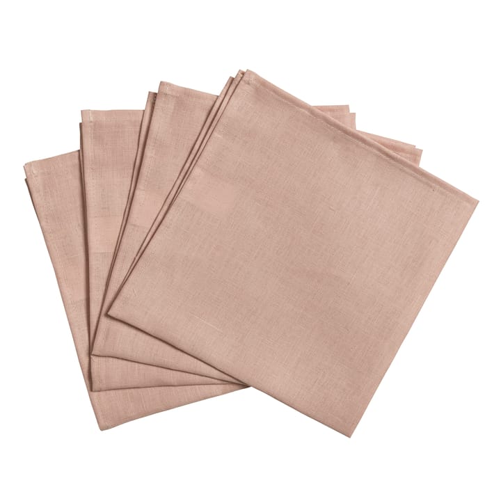 クリーン ナプキン 45 x 45 cm 4パック - dusty rose - Scandi Living | スカンジリビング