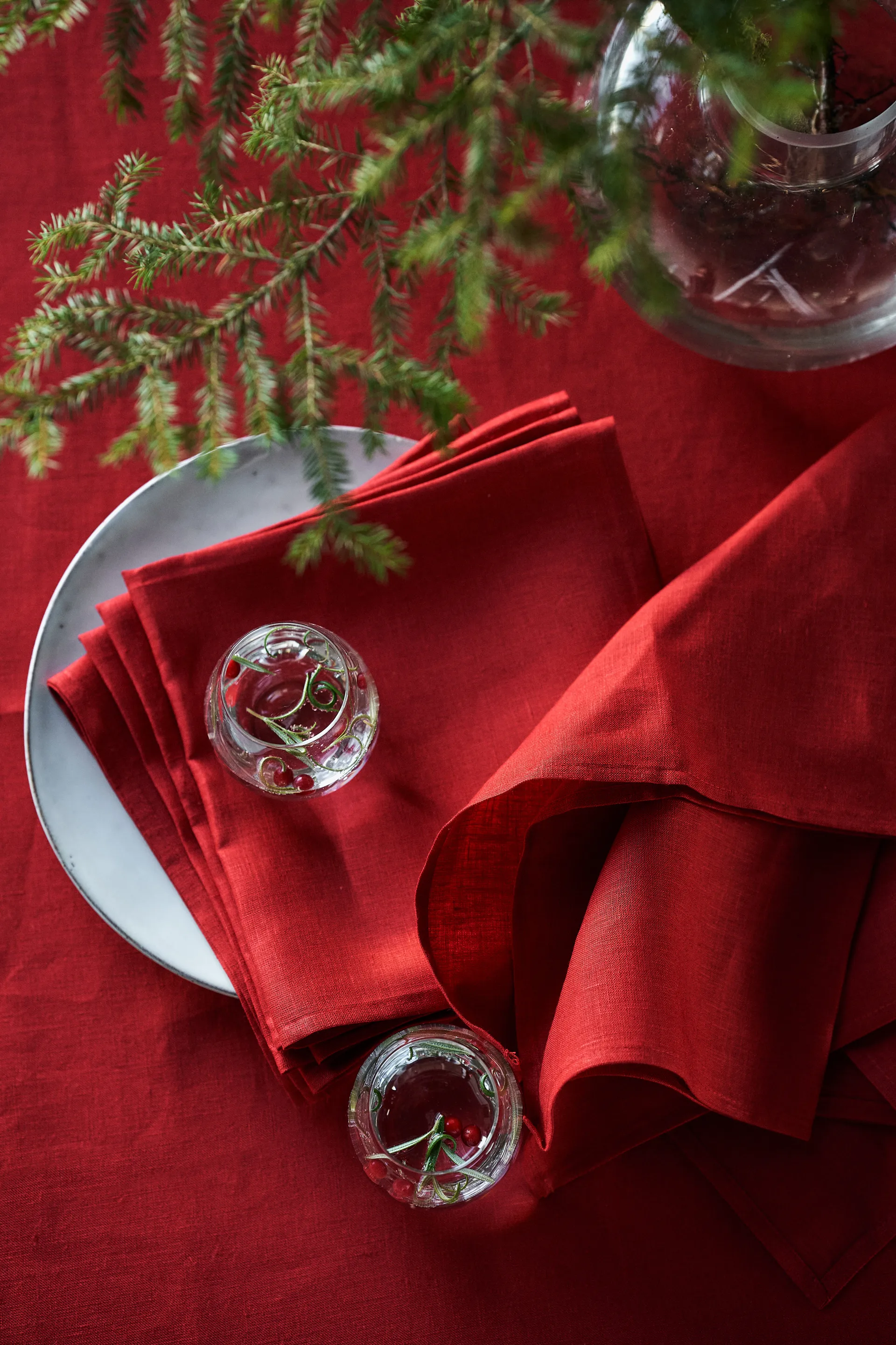 クリーン ナプキン 45 x 45 cm 4パック, Red Scandi Living | スカンジリビング