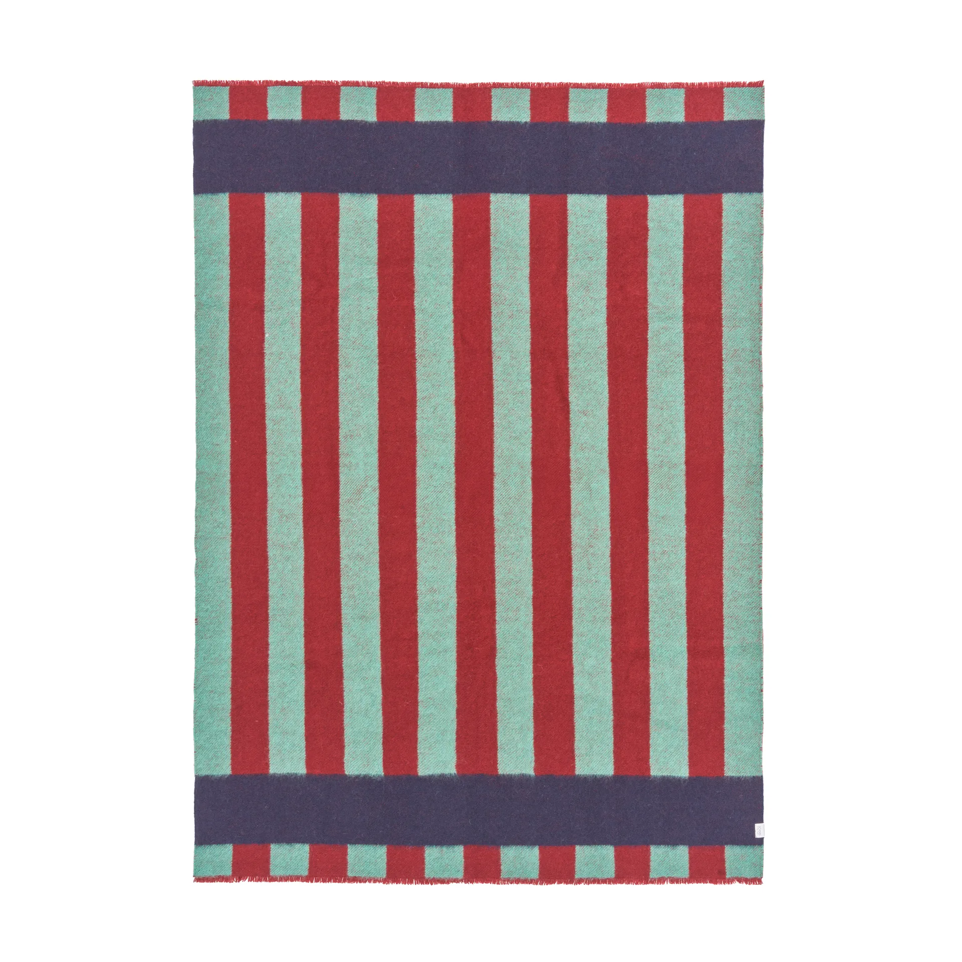 Aisles ウールブランケット 130x180 cm, Green Scandi Living | スカンジリビング