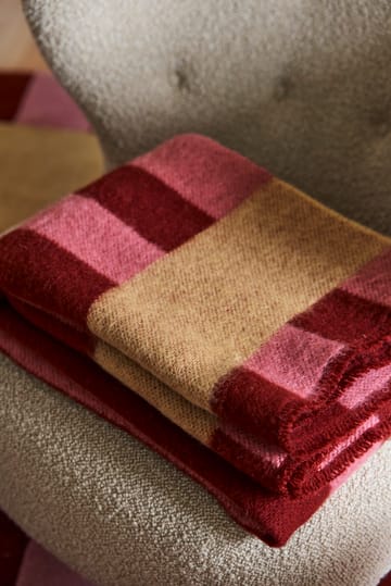 Aisles ウールブランケット 130x180 cm - Red - Scandi Living | スカンジリビング