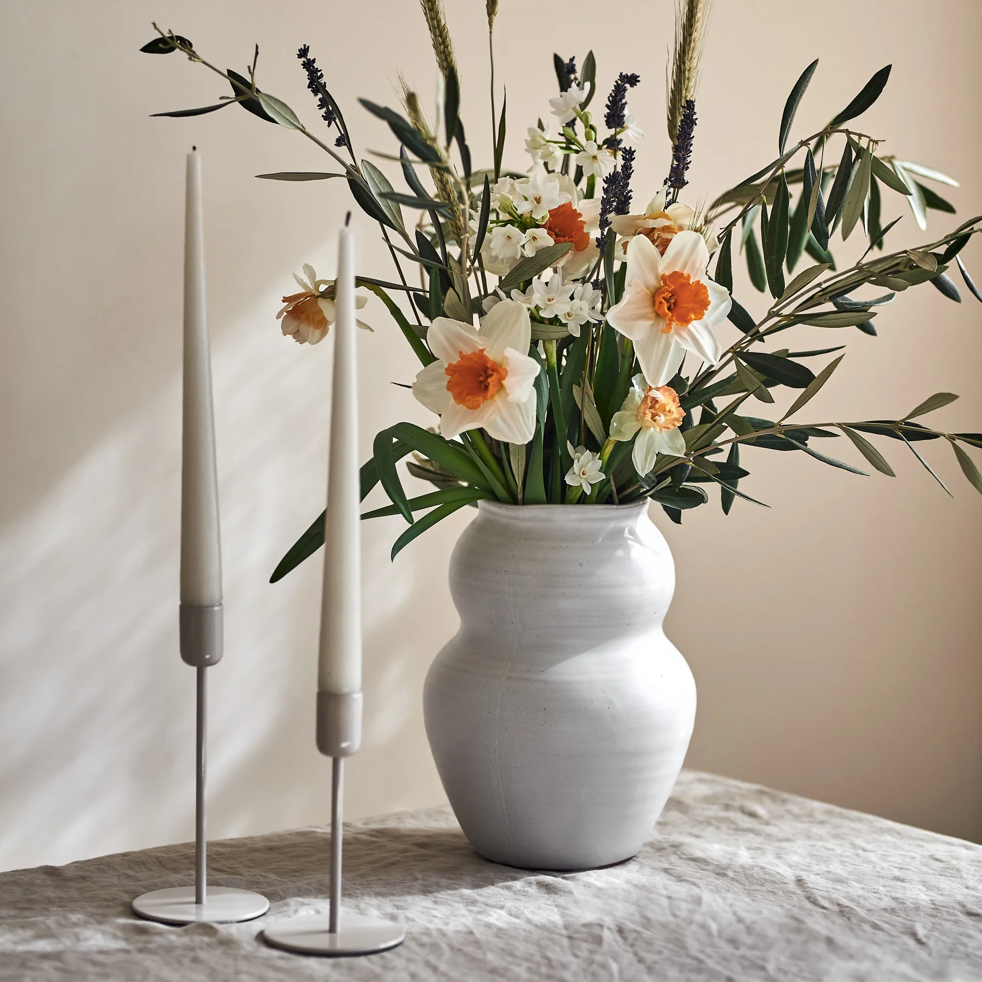 Arctic キャンドルスティック 18 cm, Beige Scandi Living | スカンジリビング