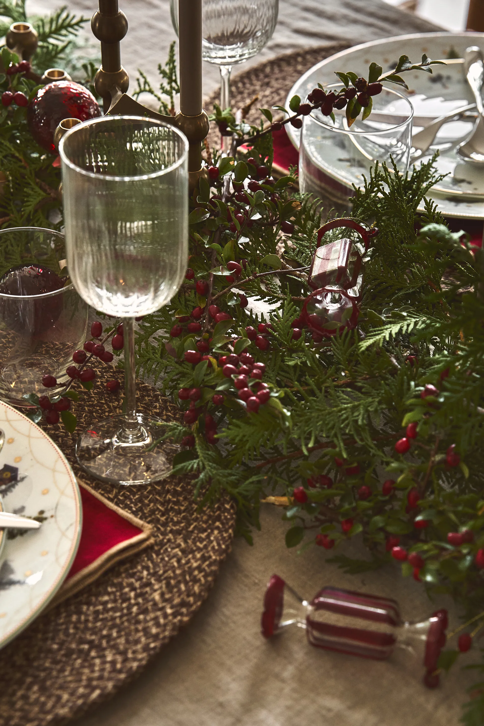 Bonbons クリスマスツオーナメント 6個, Red Scandi Living | スカンジリビング