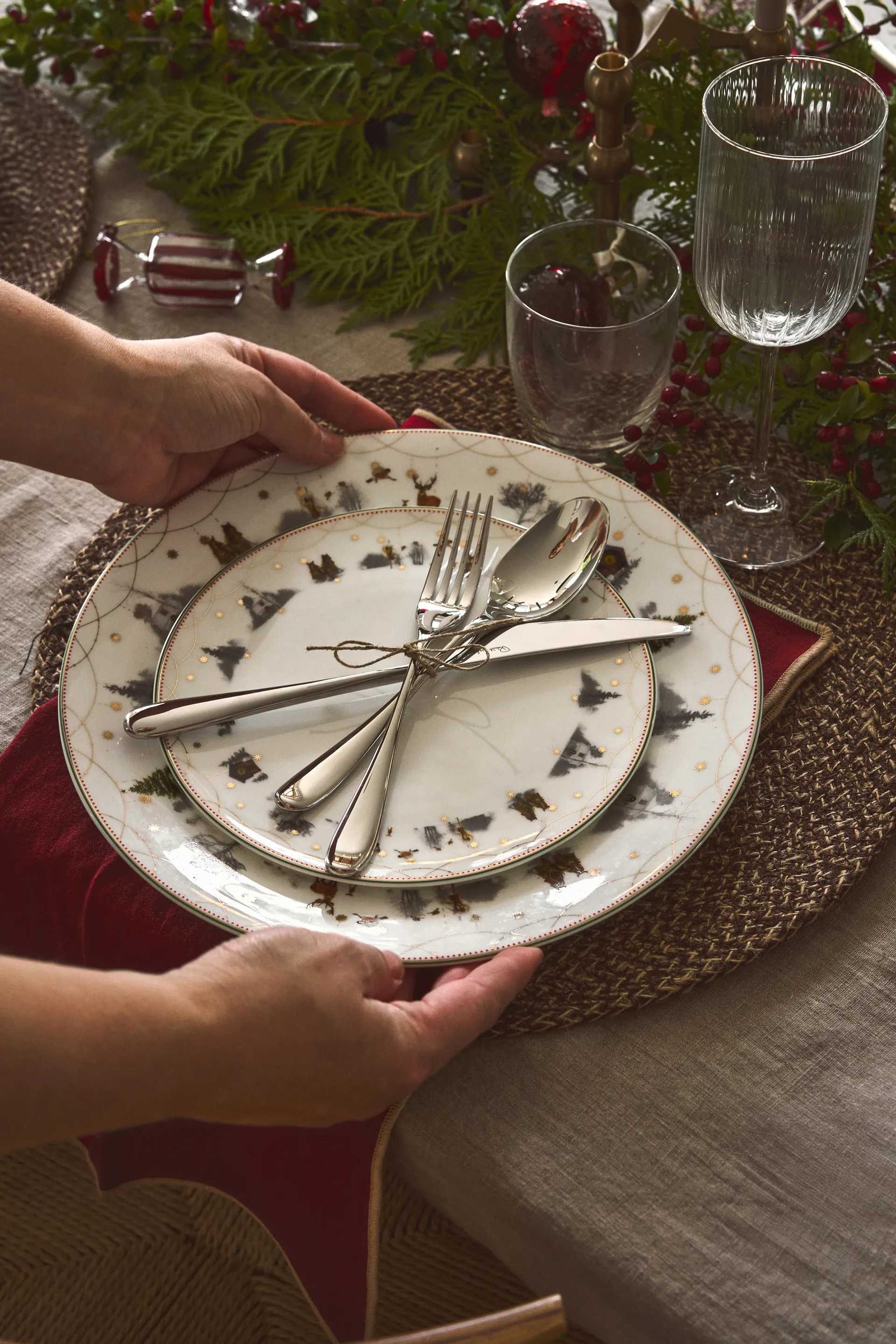 Bonbons クリスマスツオーナメント 6個, Red Scandi Living | スカンジリビング