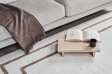 Borders ウールカーペット - White-beige 170x240 cm - Scandi Living | スカンジリビング