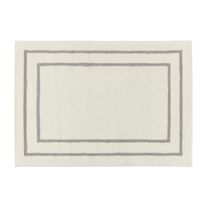 Borders ウールカーペット - White-grey 170x240 cm - Scandi Living | スカンジリビング