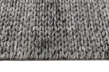 Braided ウールカーペット dark grey - 170x240 cm - Scandi Living | スカンジリビング