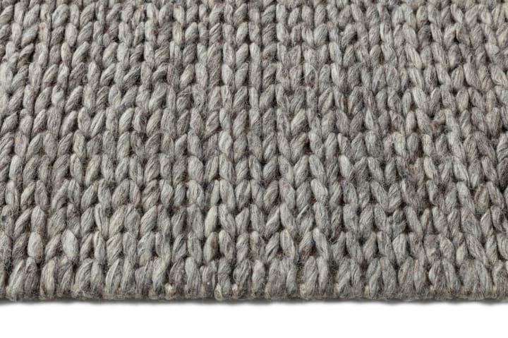 Braided ウールカーペット natural grey, 200x300 cm Scandi Living | スカンジリビング