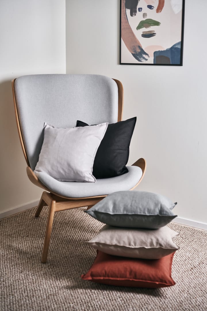 Calm クッションカバー リネン50x50 cm, Carbon Scandi Living | スカンジリビング