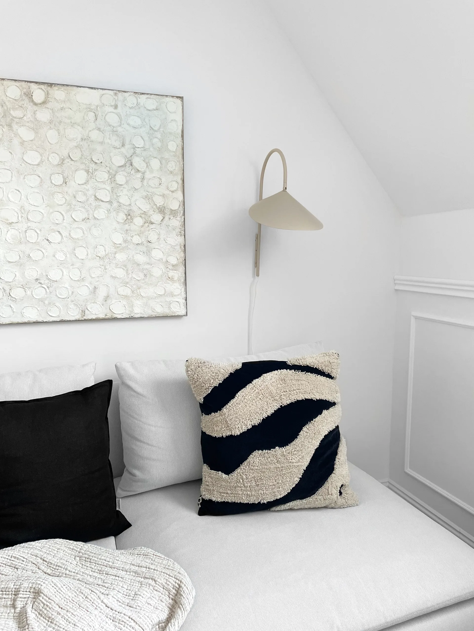 Calm クッションカバー リネン50x50 cm, Carbon Scandi Living | スカンジリビング