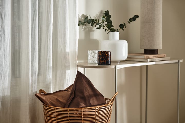 Calm クッションカバー リネン50x50 cm, Chocolate Brown Scandi Living | スカンジリビング