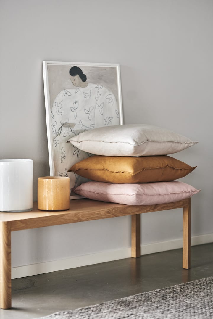 Calm クッションカバー リネン50x50 cm, Dusty Rose Scandi Living | スカンジリビン�グ