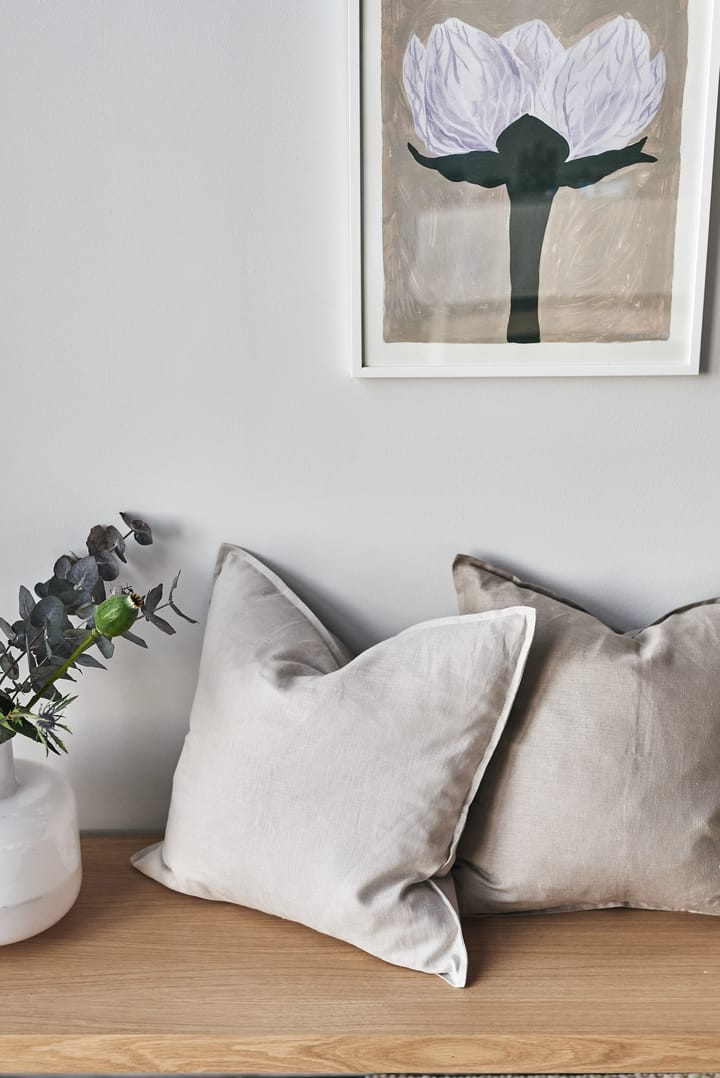 Calm クッションカバー リネン50x50 cm, Greige Scandi Living | スカンジリビング