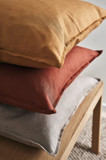 Calm クッションカバー リネン50x50 cm - Mustard - Scandi Living | スカンジリビング