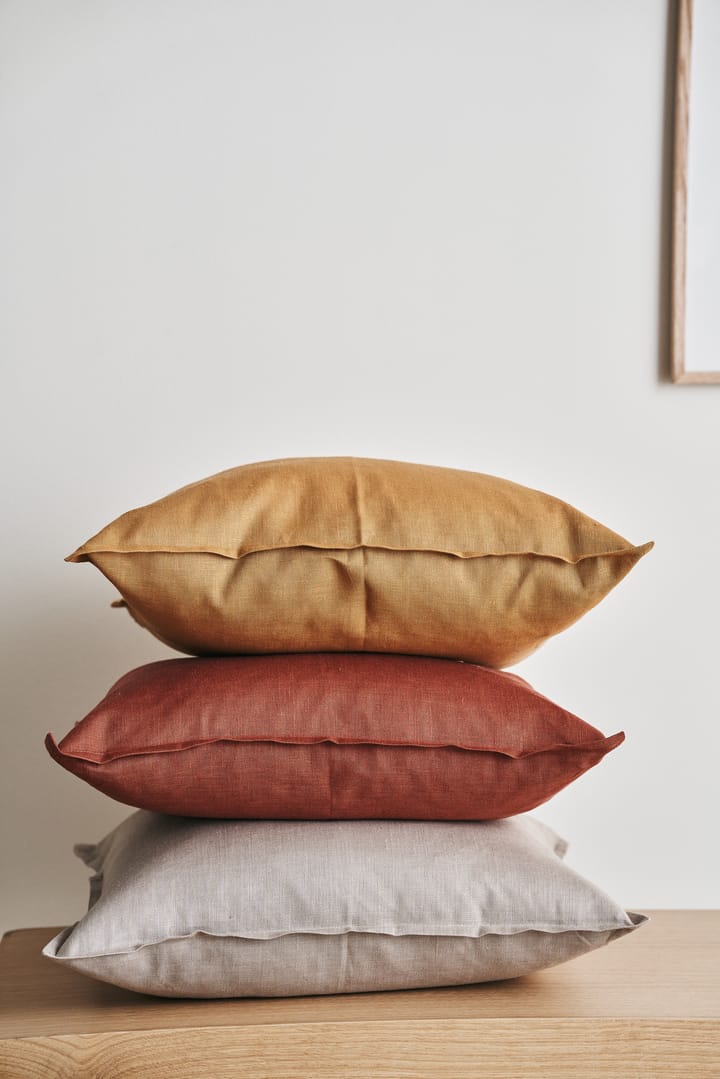 Calm クッションカバー リネン50x50 cm, Rust Scandi Living | スカンジリビング