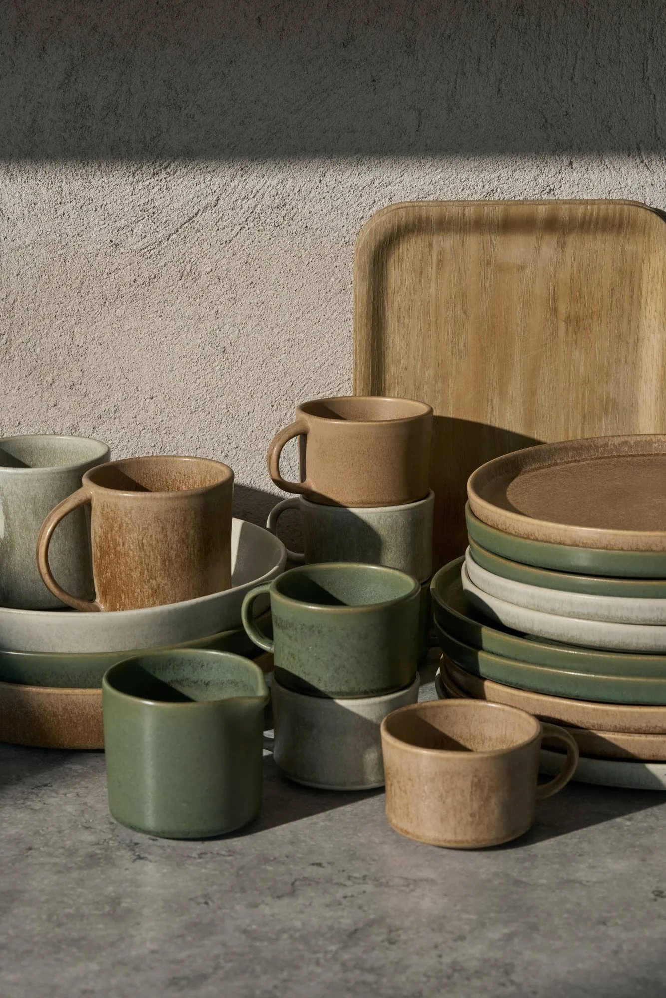 Clay サイドプレート, 茶色, Ø20 cm Scandi Living | スカンジリビング