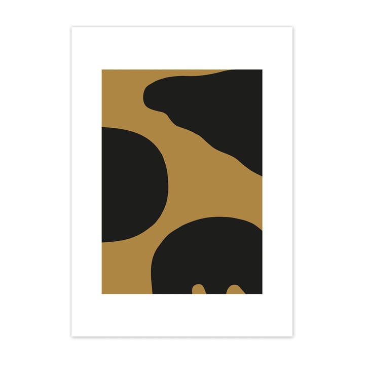 Contour ポスター ocher - 30x40 cm - Scandi Living | スカンジリビング