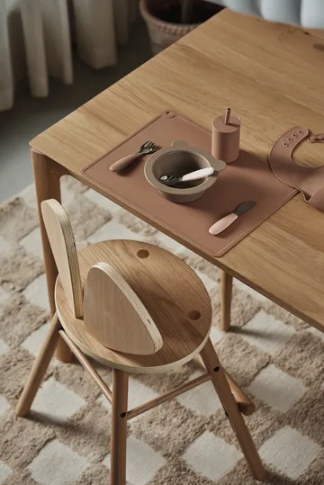 Dine カトラリーセット シリコン 3本 - Blusher - Scandi Living | スカンジリビング