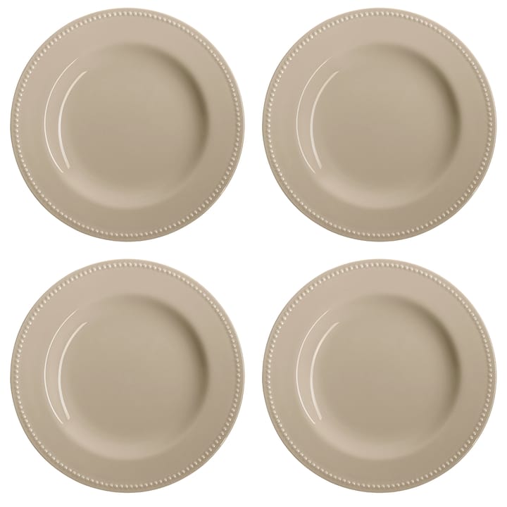 Dots プレート 28 cm 4パック - Beige - Scandi Living | スカンジリビング