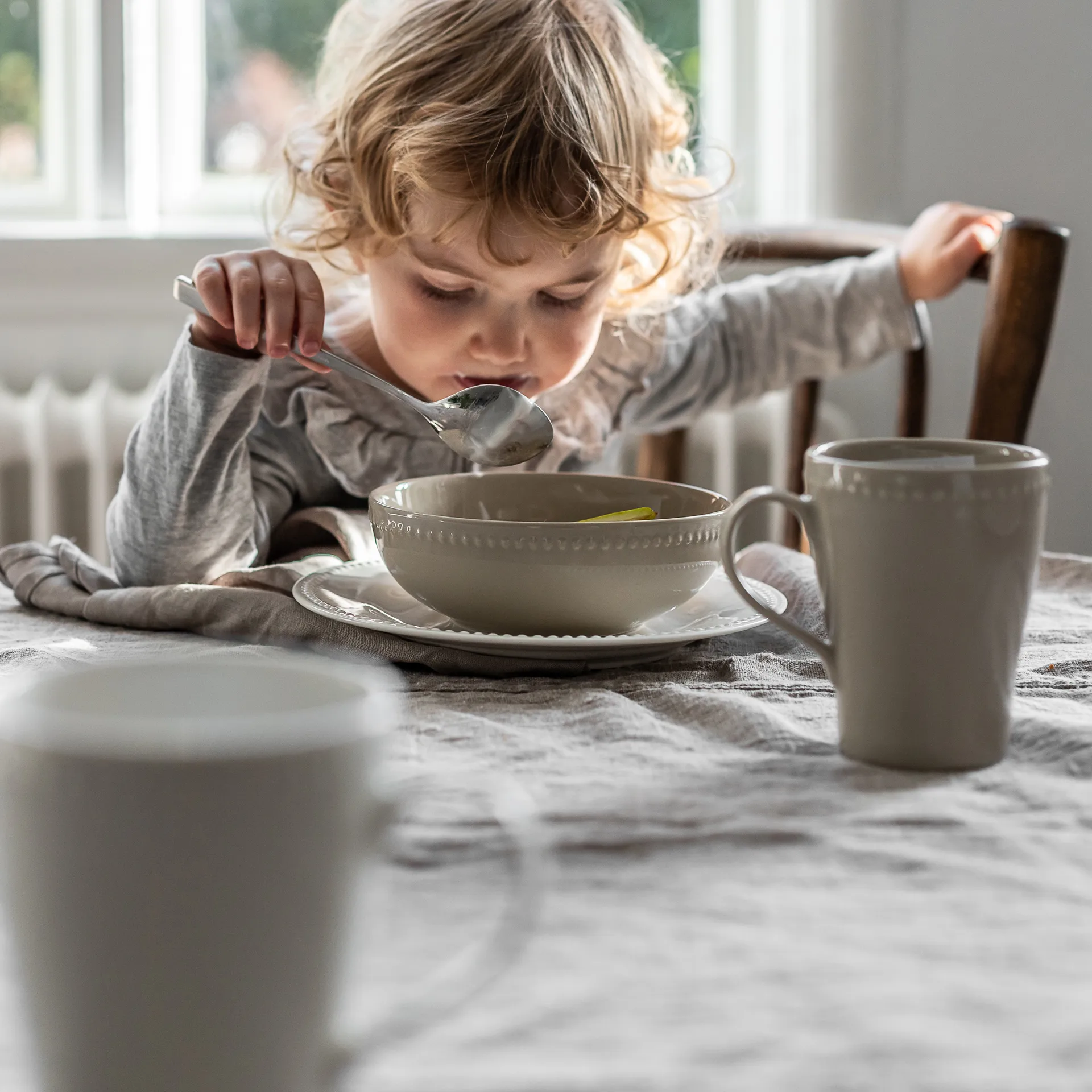 Dots ブレックファースト ボウル 60 cl 4パック, Beige Scandi Living | スカンジリビング