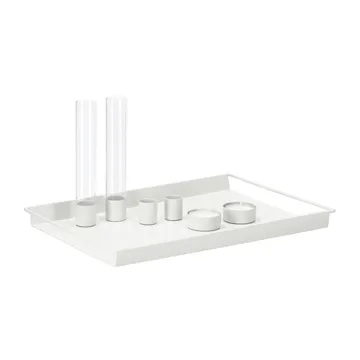 Draw トレイ & アクセサリー 22x32 cm - White - Scandi Living | スカンジリビング