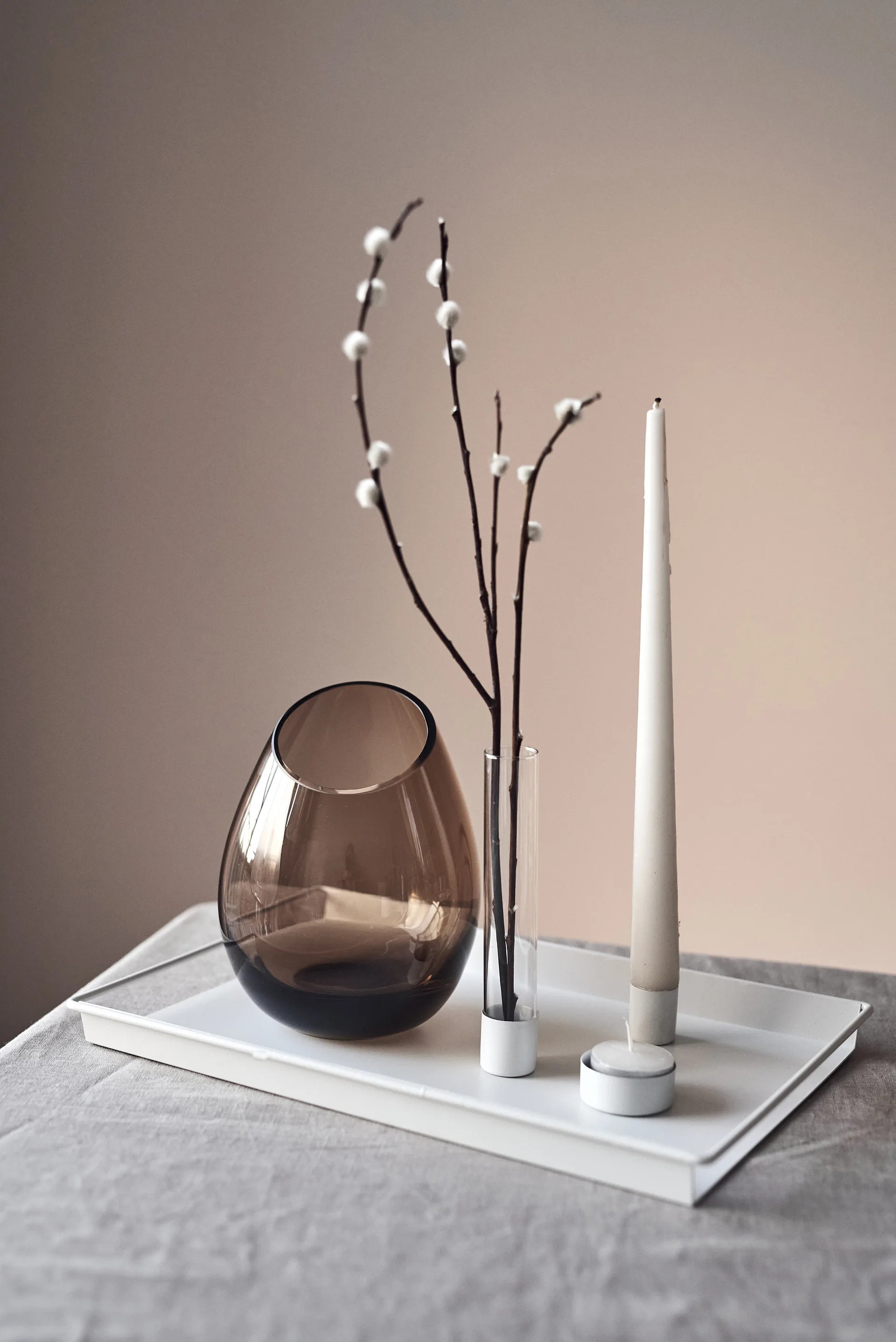 Draw トレイ & アクセサリー 22x32 cm, White Scandi Living | スカンジリビング