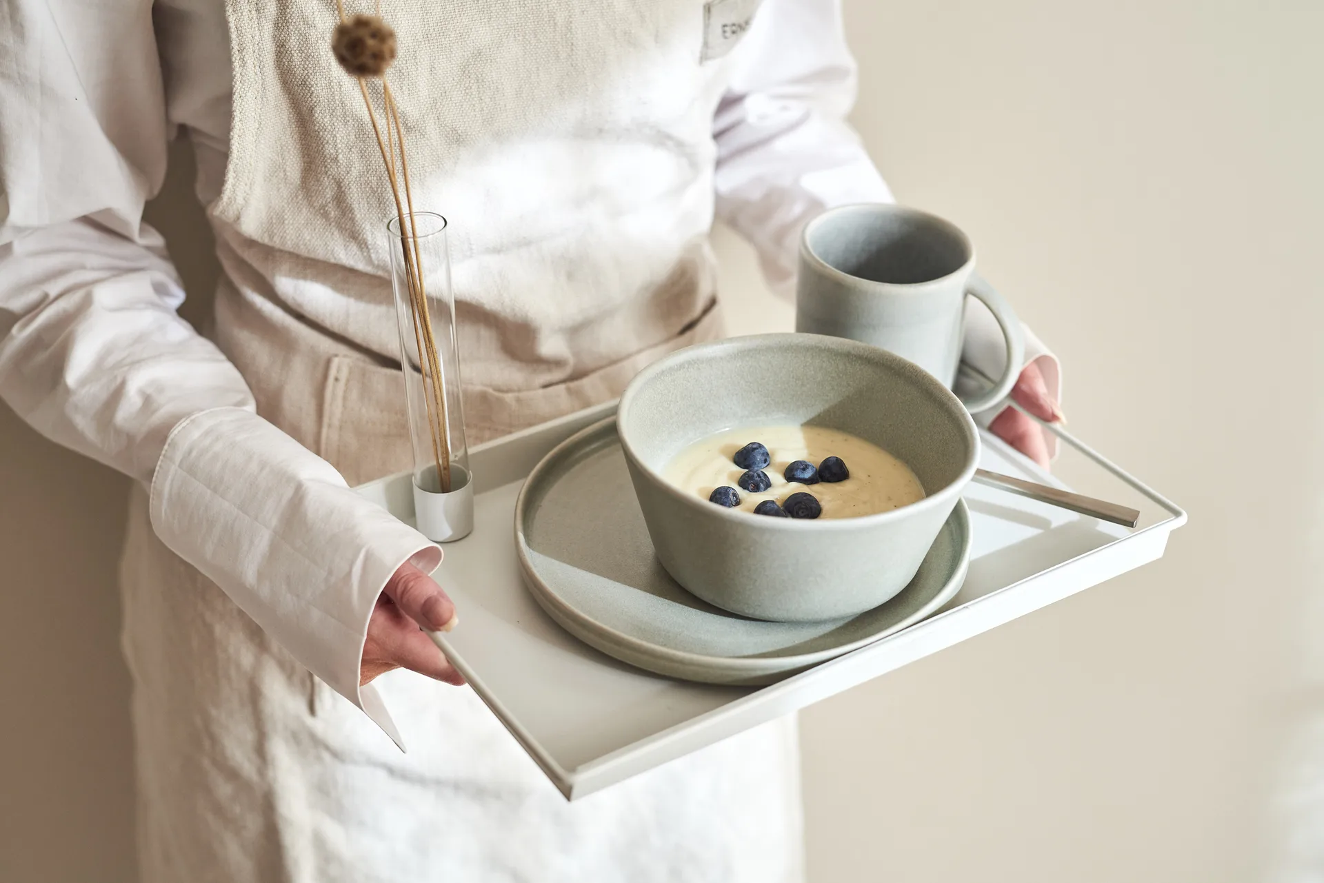 Draw トレイ & アクセサリー 22x32 cm, White Scandi Living | スカンジリビング