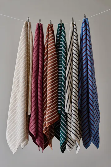 Drift バスタオル 100x150 cm 2パック - Green-purple - Scandi Living | スカンジリビング