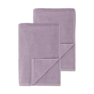 Drift バスタオル 100x150 cm 2パック - Purple - Scandi Living