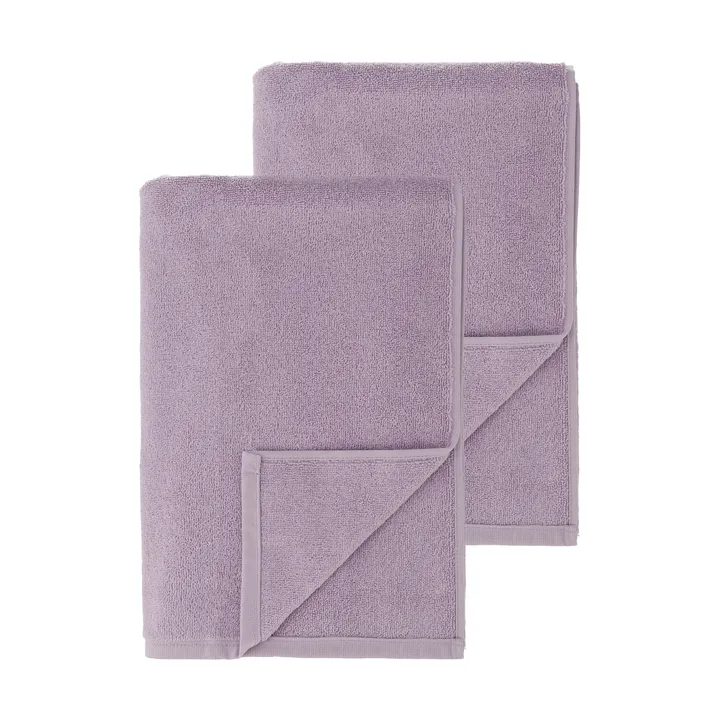 Drift バスタオル 100x150 cm 2パック - Purple - Scandi Living