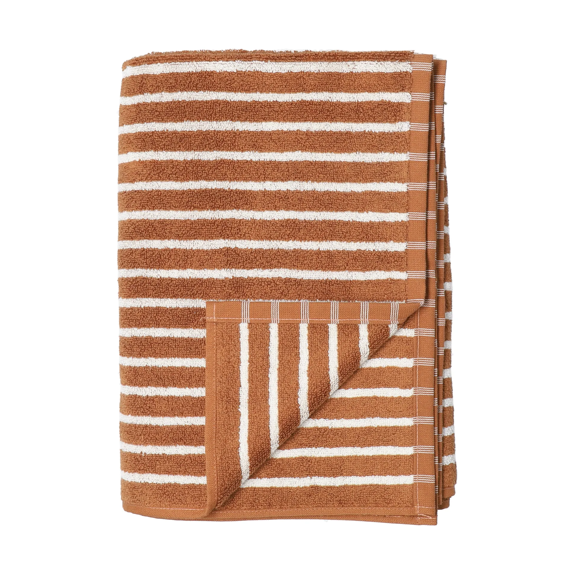 Drift バスタオル 100x150 cm, Brown-white Scandi Living | スカンジリビング
