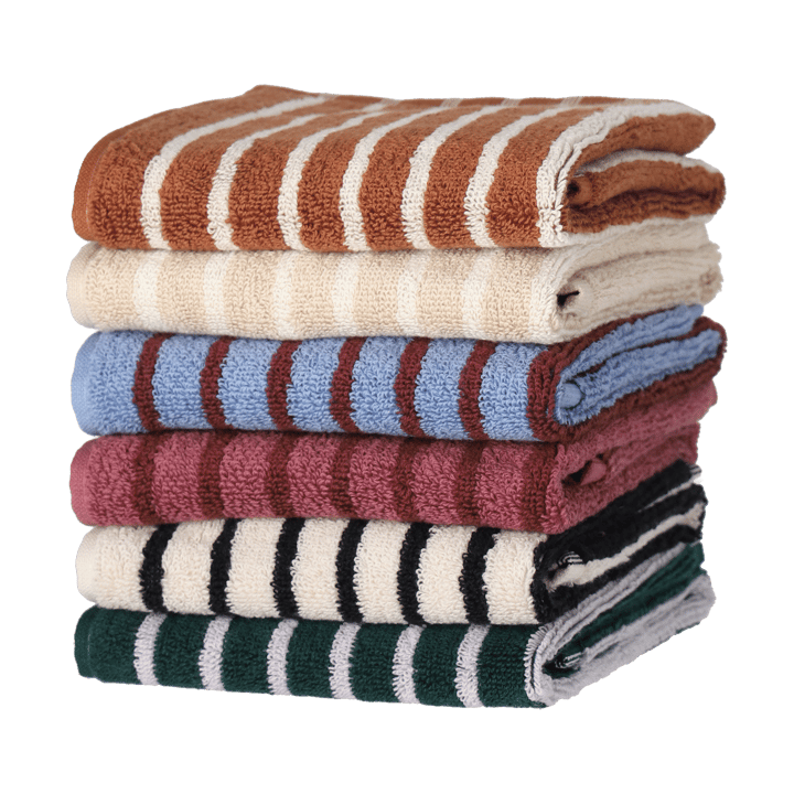 Drift タオル 30x50 cm, Brown-white Scandi Living | スカンジリビング