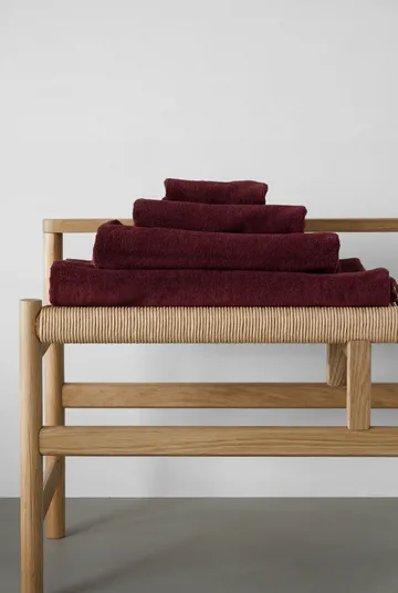 Drift タオル 30x50 cm - Red - Scandi Living | スカンジリビング