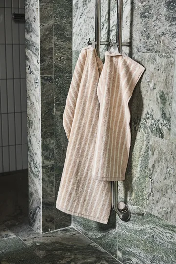Drift タオルセット 4個 - Beige-White - Scandi Living