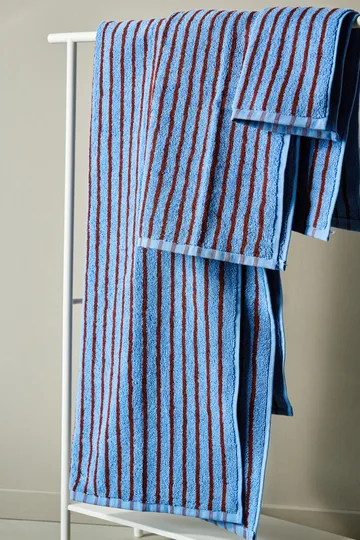 Drift タオルセット 4個 - Blue-Red - Scandi Living